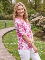 Shirt mit Floraldessin 